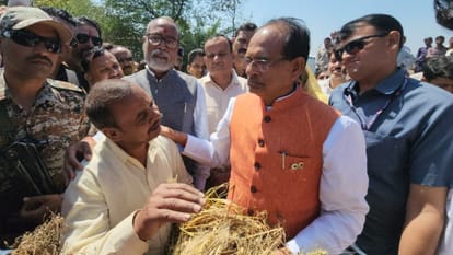 MP News: CM Shivraj reached among the farmers, said - I will not let tears come in the eyes of any farmer