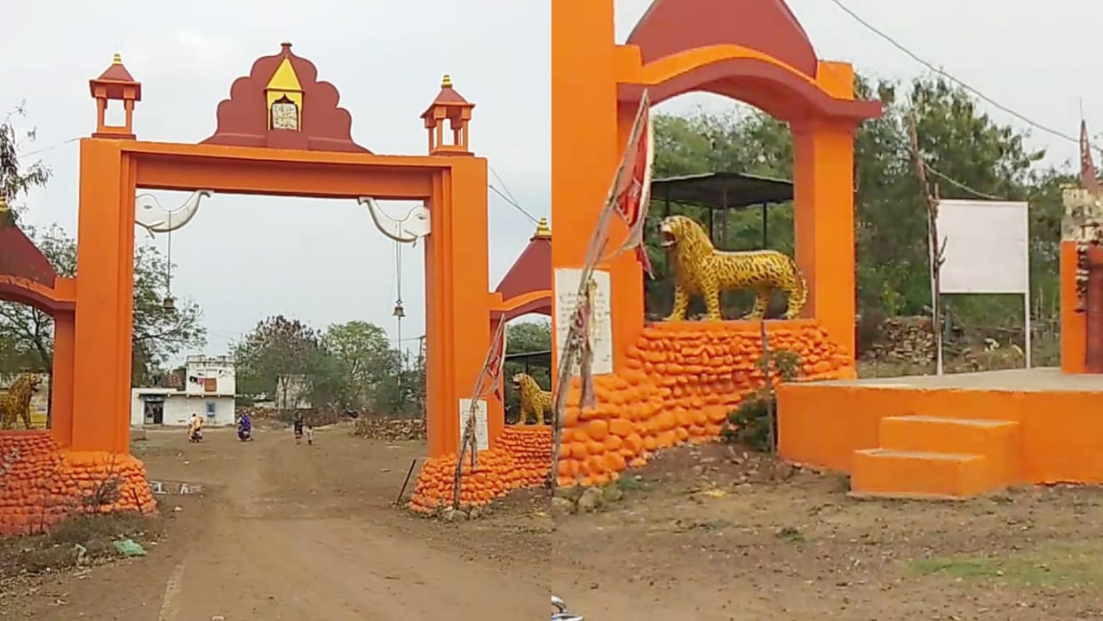 Shivpuri News Crisis on famous Balarpur Mata fair due to Tiger anger among devotees