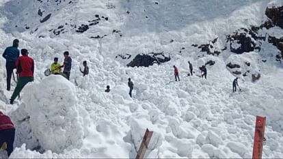 Kedarnath dham yatra 2023 Heavy Snow Cutting work continue after weather Clear See Photos