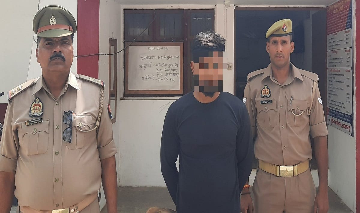 Accused of unnatural rape with minor boy arrested in azamgarh threatening to make video viral