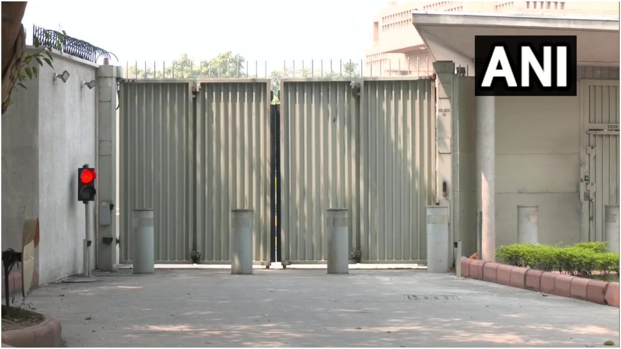 Delhi Barricades removed from outside British High Commission and residence High Commissioner Alex Ellis