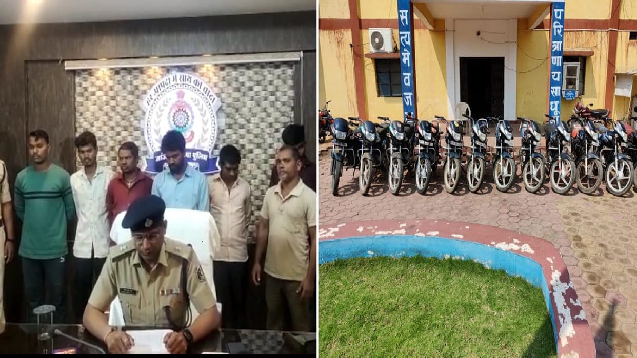 Police arrested the main accused and six buyers along with 12 stolen bikes