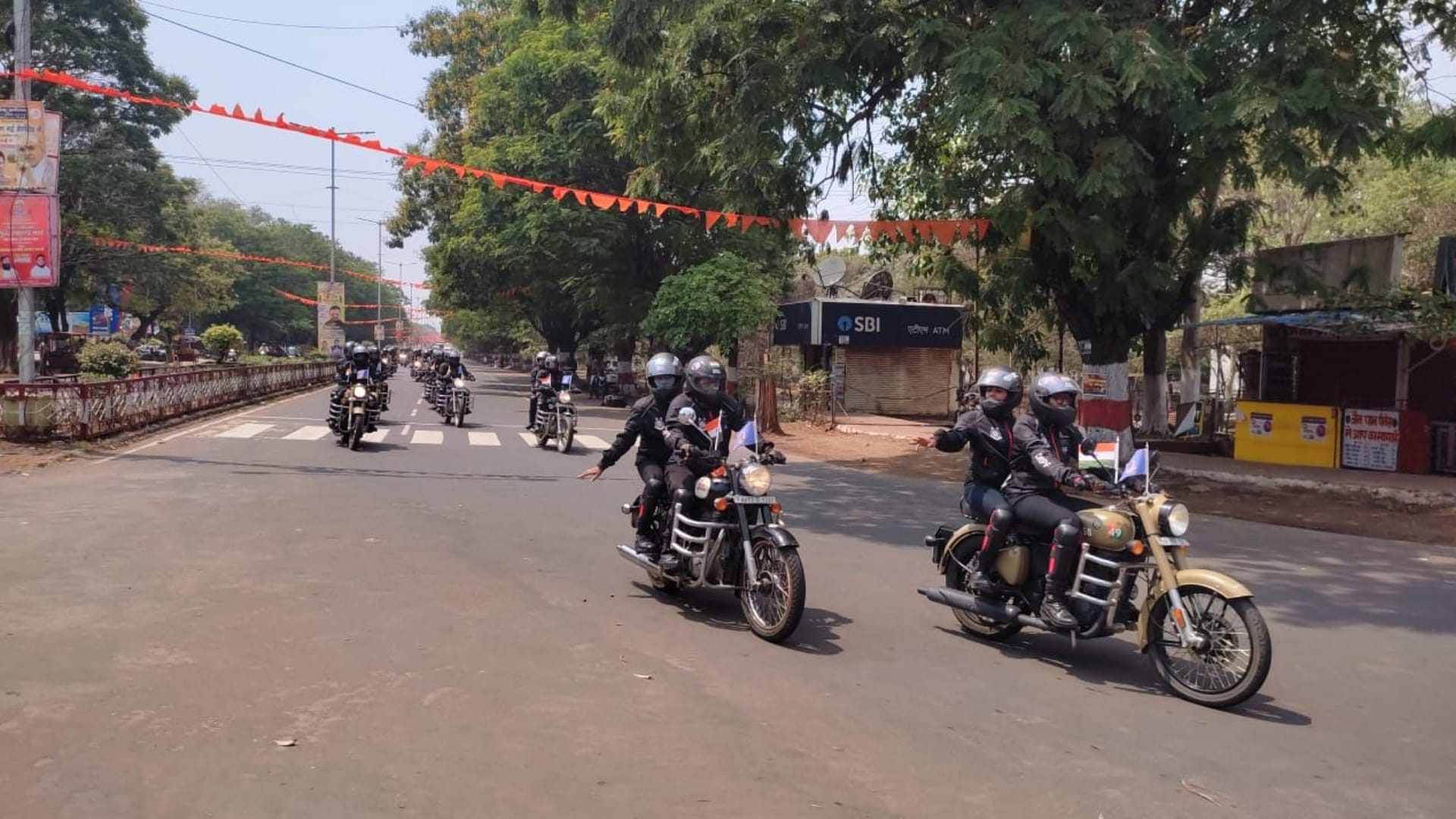 दुर्ग पहुंची सीआरपीएफ की महिला कमांडो।