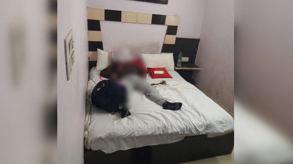 Young man committed suicide by putting poisonous gas pipe in his mouth