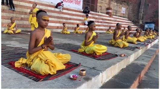 Batukas in Banaras welcomed the Hindu New Year in this style, you will be mesmerized by seeing these pictures