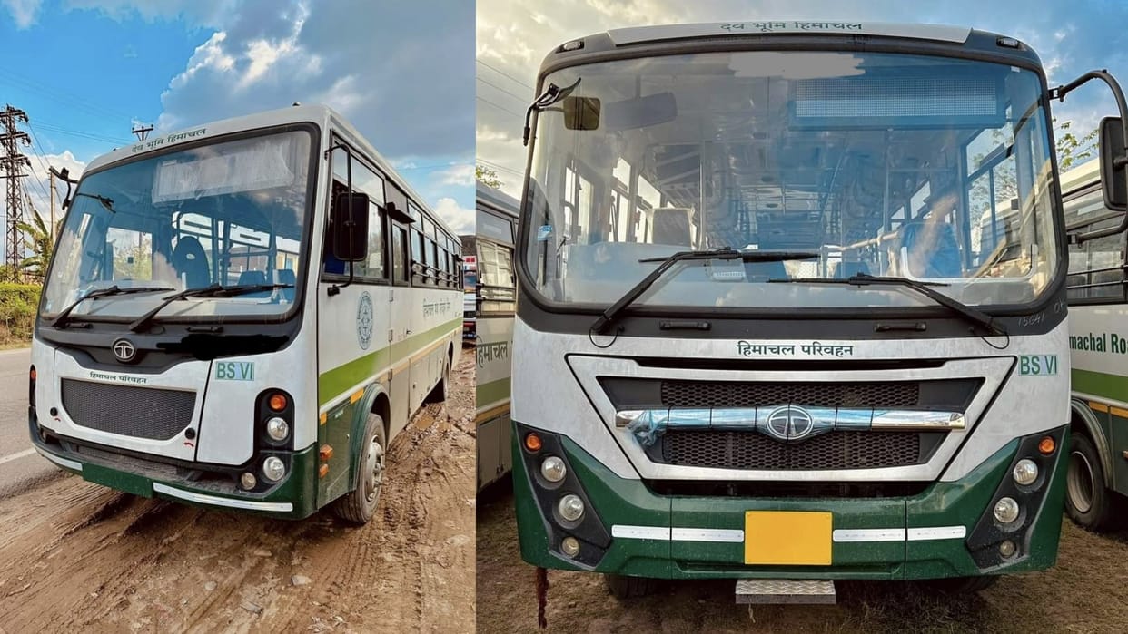 BS VI HRTC Buses supply delivered to himachal pradesh by Tata Company