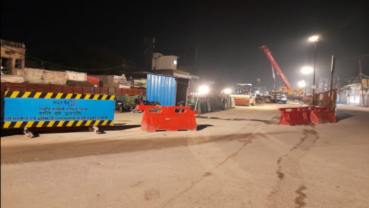 Meerut: Delhi road from football chowk to Ramlila ground will be closed for five months