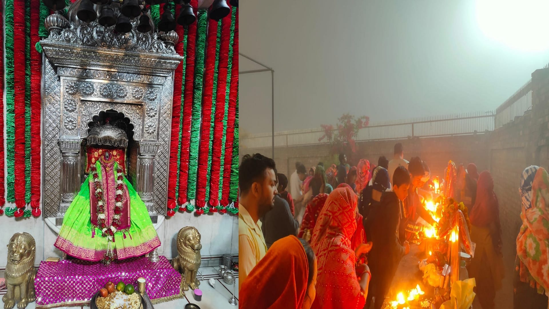Navratri 2023: Temple of Mata Bhimeshwari Devi of Jhajjar, devotees worshiped Shailputri on first day