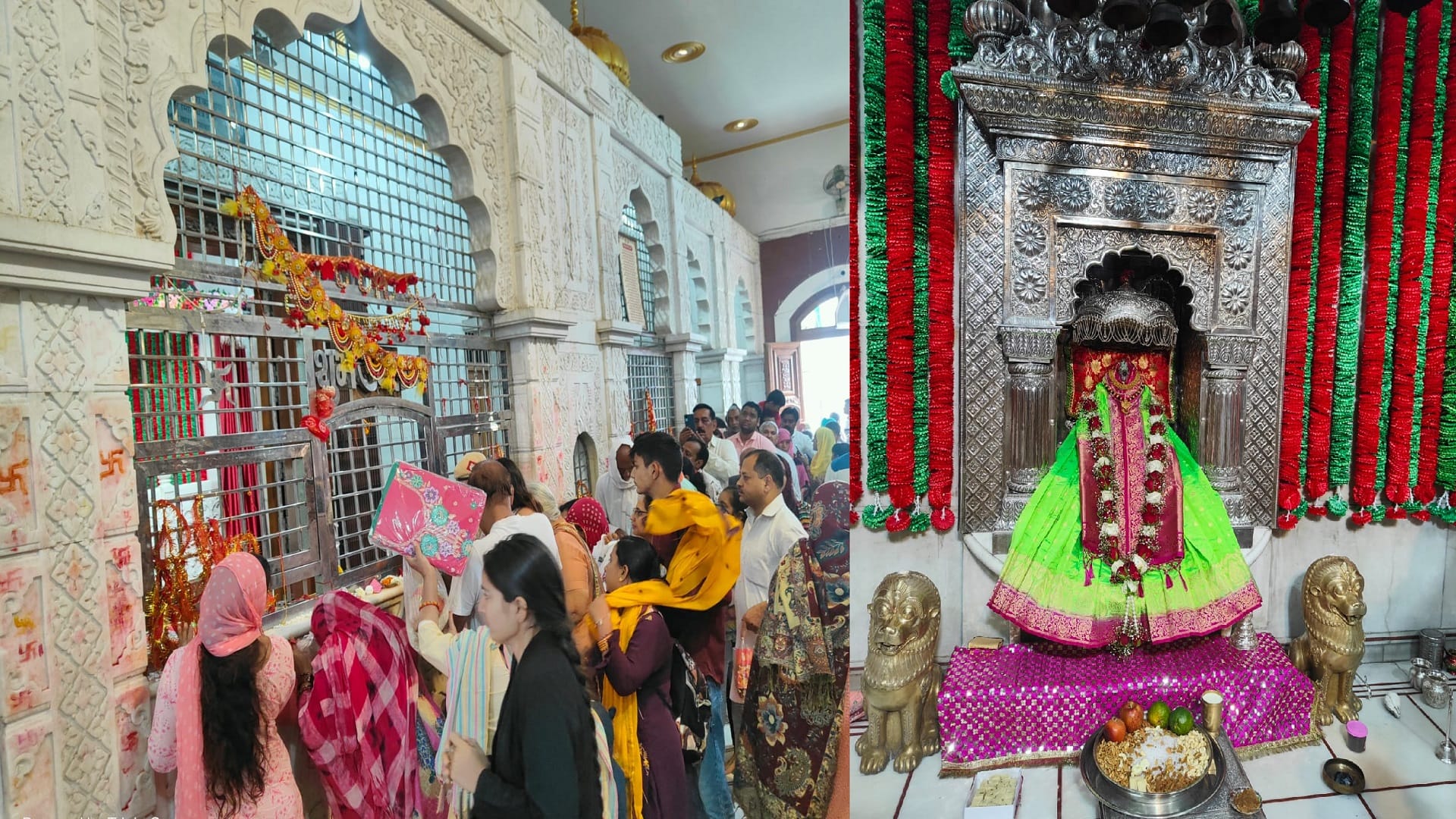 Navratri 2023: Temple of Mata Bhimeshwari Devi of Jhajjar, devotees worshiped Shailputri on first day