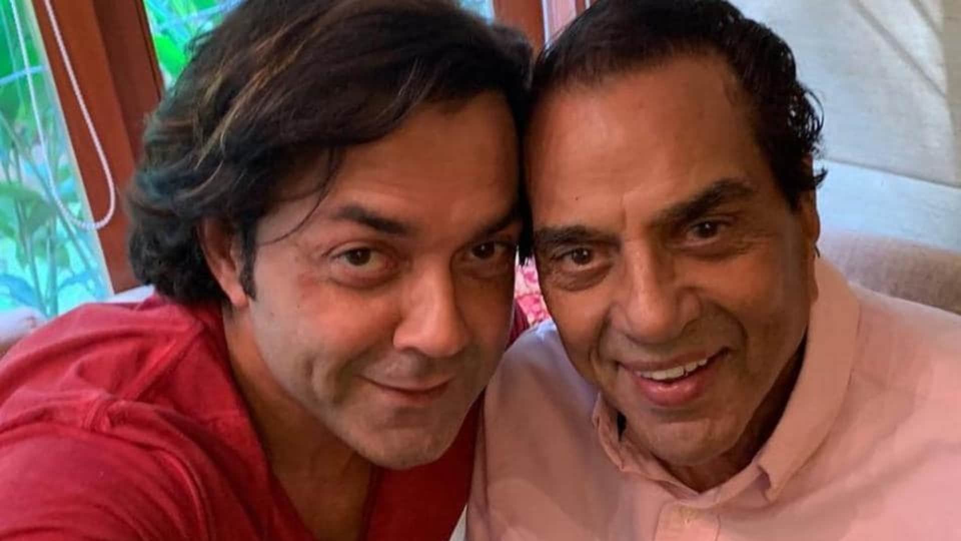 Superstar dharmendra shared bobby deol workout video actor asking role for his son goes viral watch here