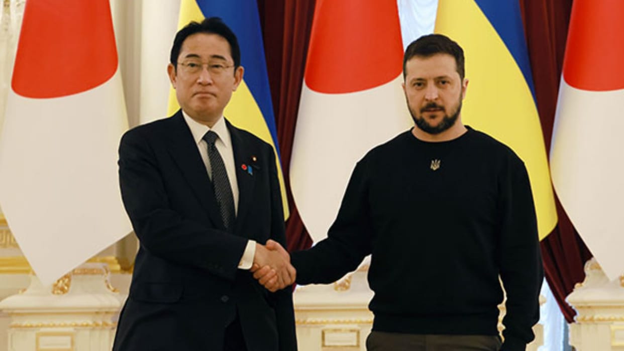 japan pm fumio kishida meet ukraine president zelenskyy target russia vladimir putin