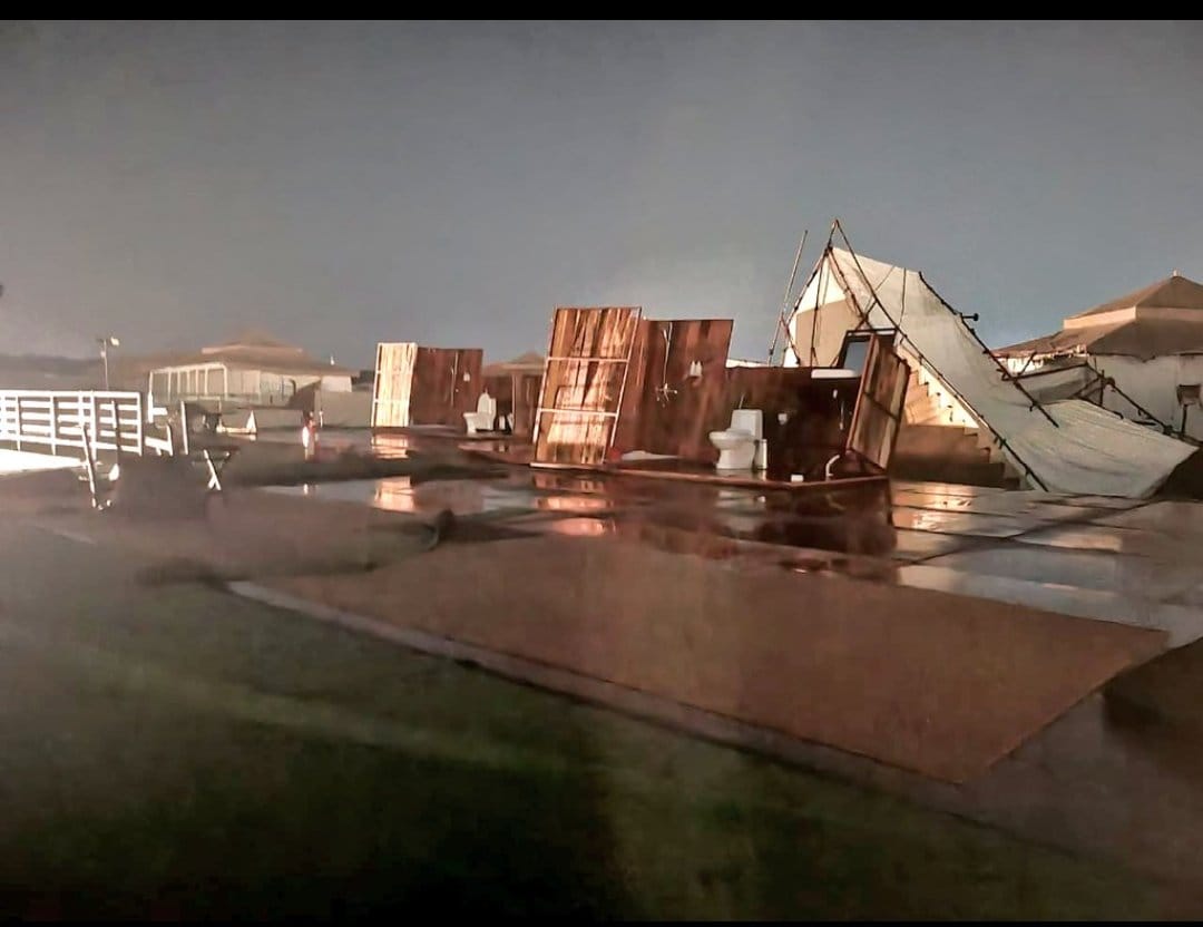 See in pictures Many luxury villas of Tent City blown away due storm and rain in varanasi