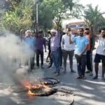 वैशाली में यूट्यूबर के समर्थन में सड़क पर बवाल।