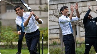 England Cricket team plays with PM Rishi Sunak in 10 Downing Street Bats and Bowls Video Viral news and update