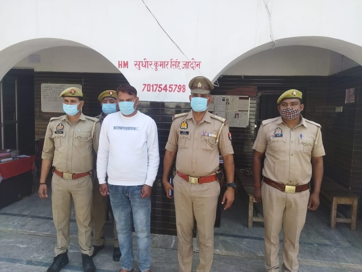 Bijnor police arrested accused Pradhan during encounter but Aditya Rana absconded