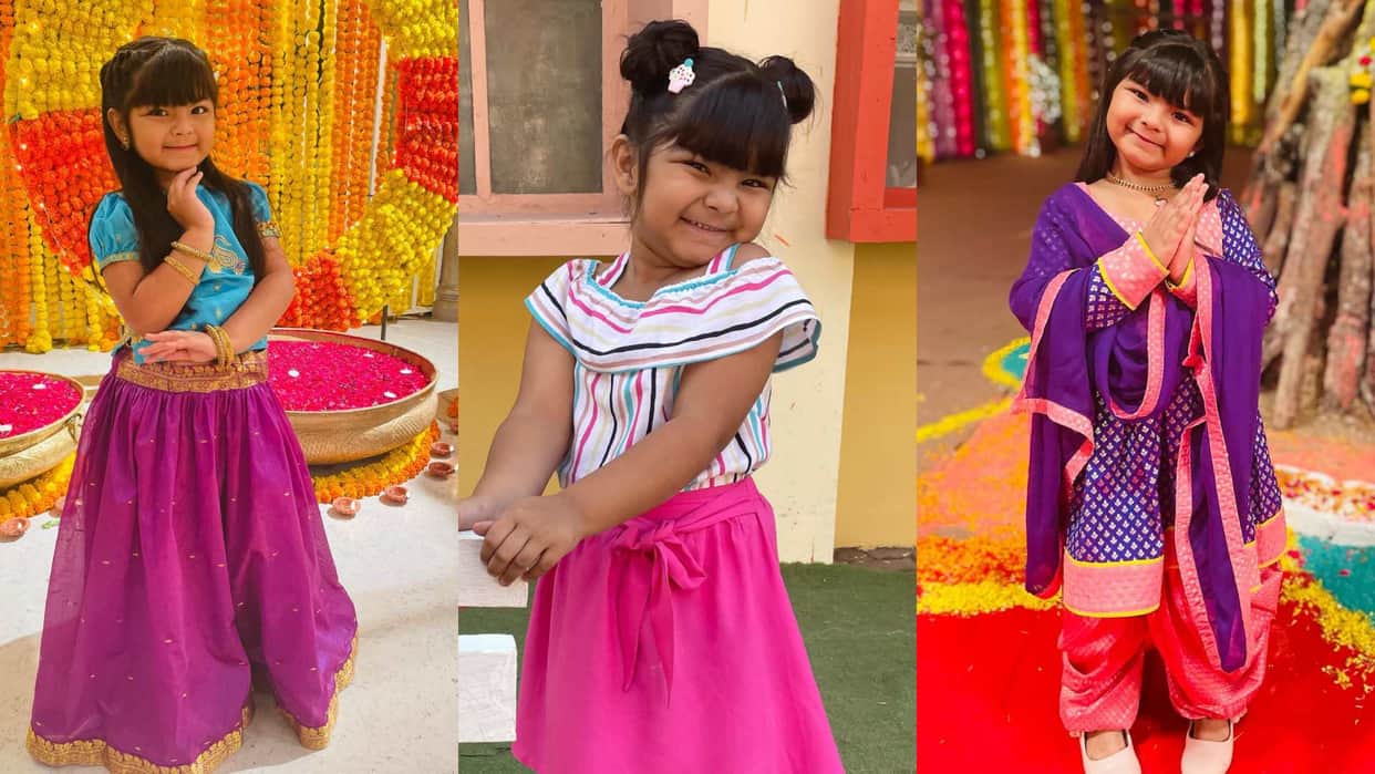 Fashion For Girls child artist aria sakariya best look for girls for Chaitra Navratri 2023
