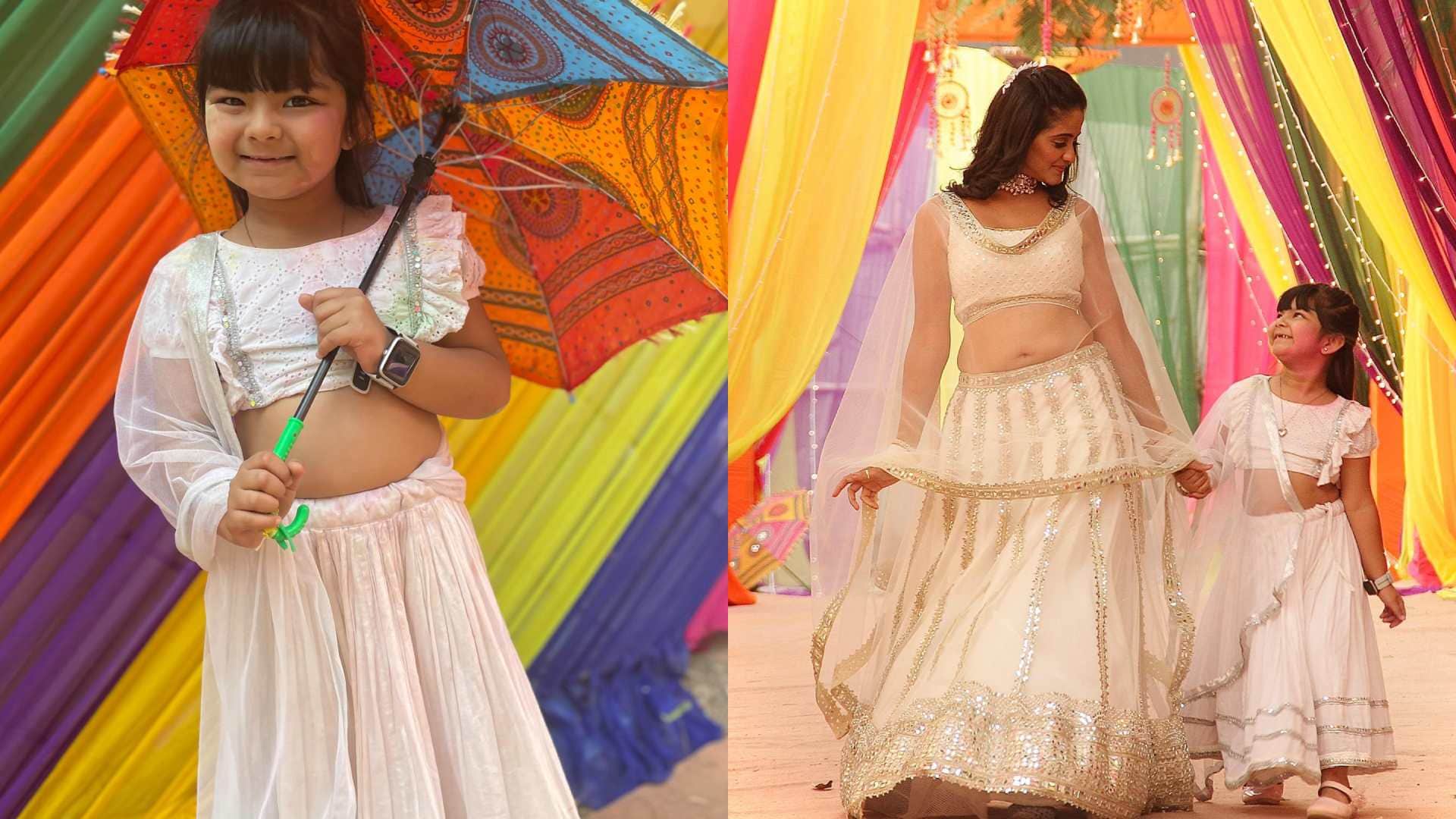 Fashion For Girls child artist aria sakariya best look for girls for Chaitra Navratri 2023