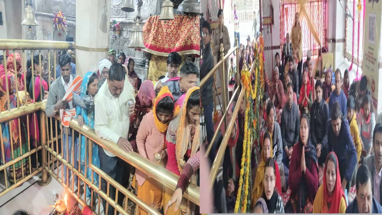 Chaitra Navratri: 36,000 devotees visited the Shaktipeeths of Himachal on the second day