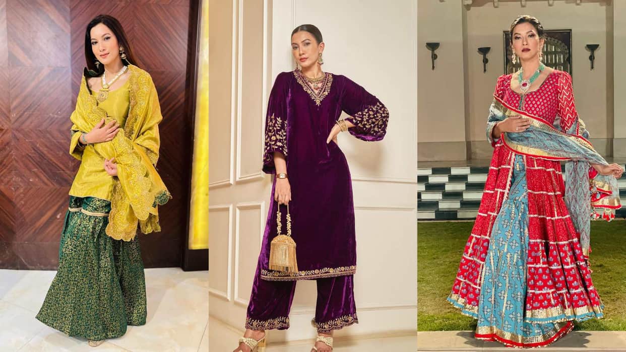 Ramadan 2023 ethnic wear collection of Gauahar Khan for Eid 2023