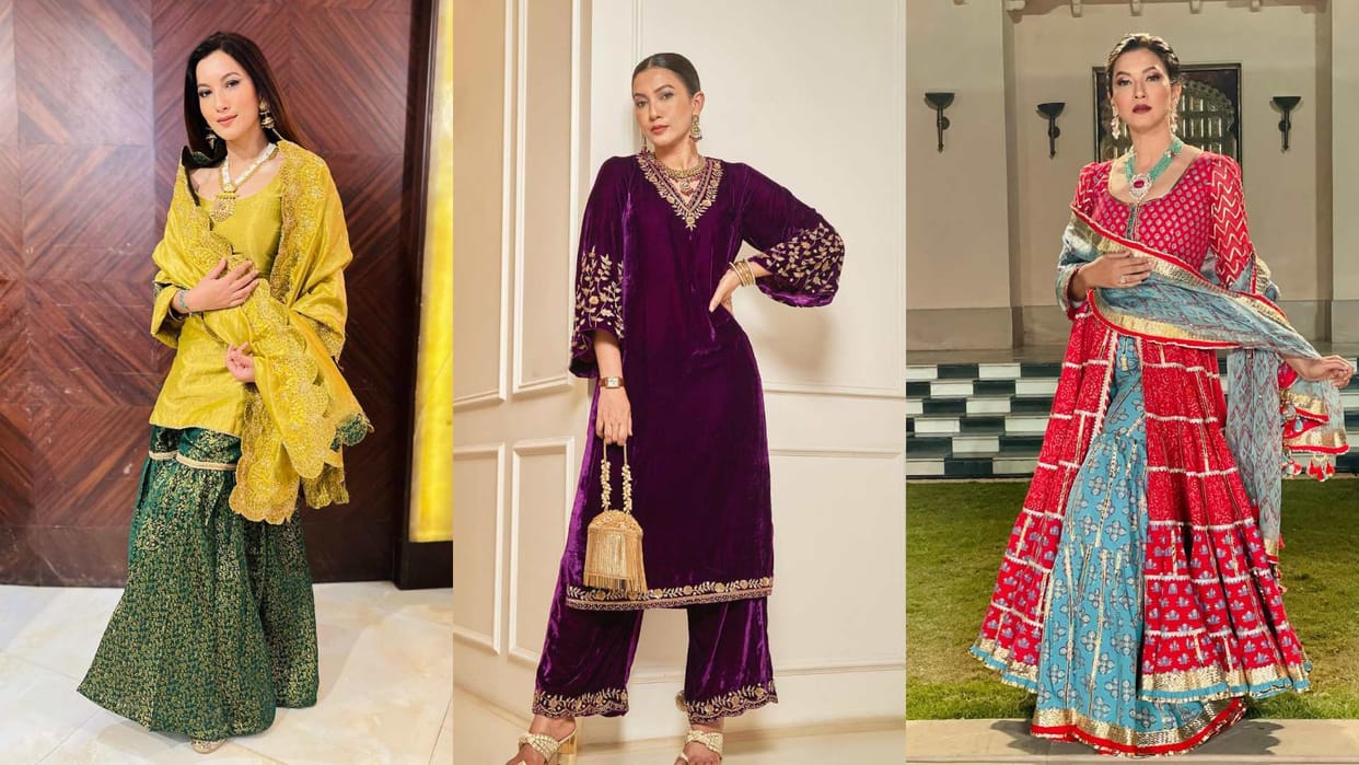Ramadan 2023 ethnic wear collection of Gauahar Khan for Eid 2023