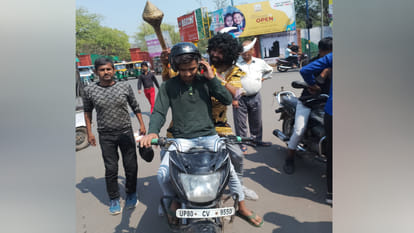 tv actor to be Yamraj made people aware to follow traffic rules in Agra