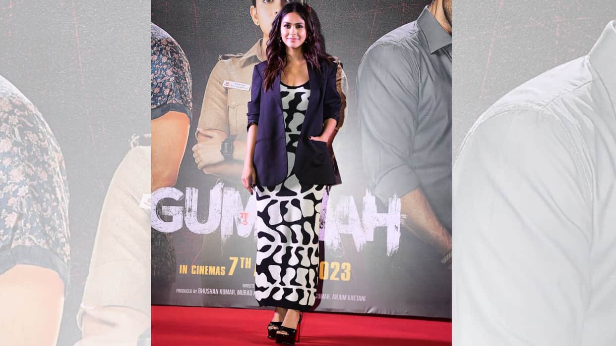 Gumraah Trailer Launch: Mrunal Thakur learned to shoot gun for Film Actress is Being compared to Rani Tabu