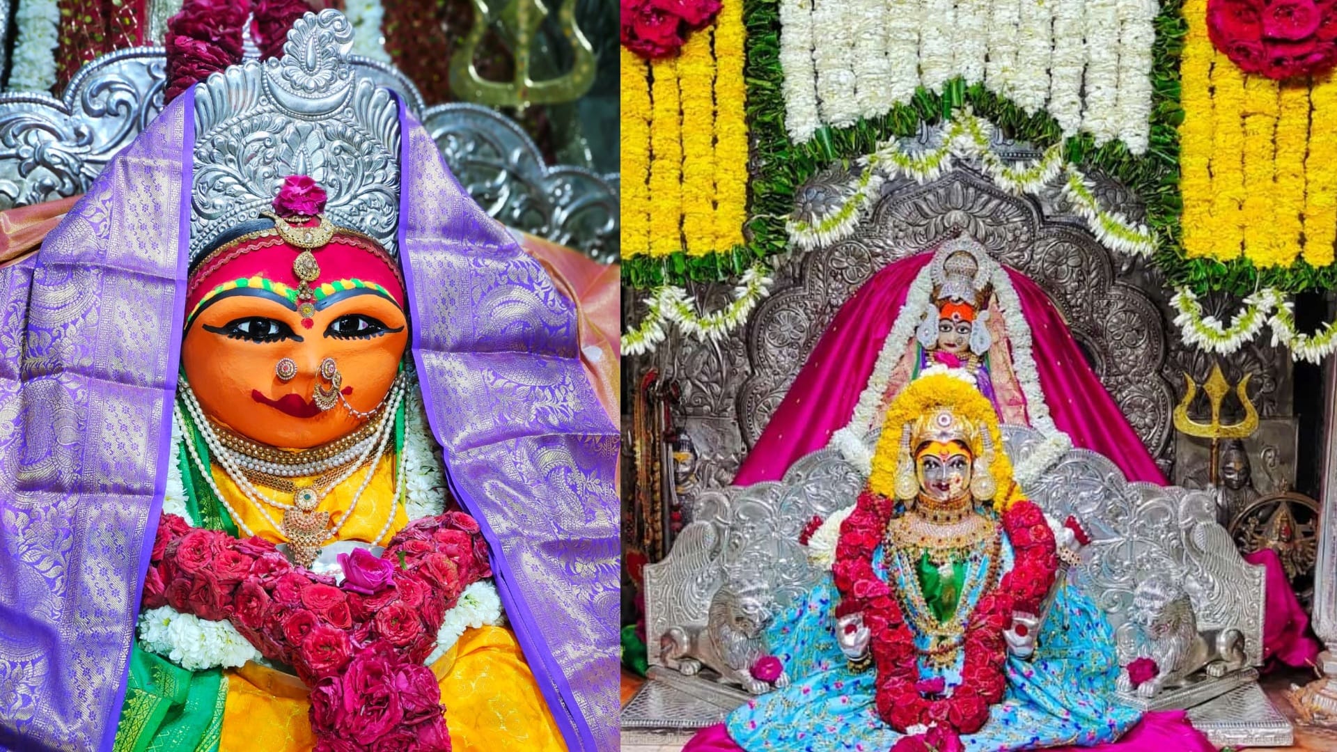 Harsiddhi Temple of Ujjain, where the elbow of Goddess Sati fell raja Vikramaditya also used to worship