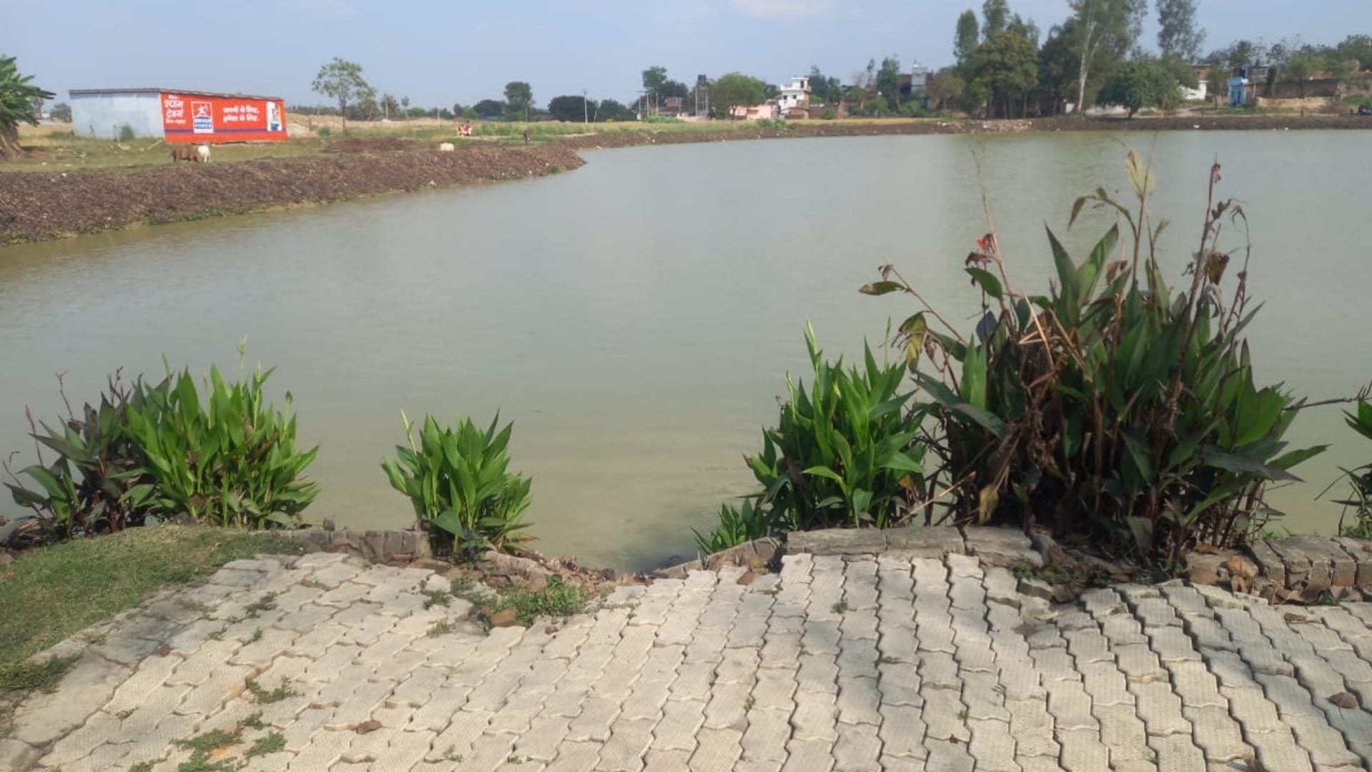 World Water Day water dried up in lake drain water falling somewhere