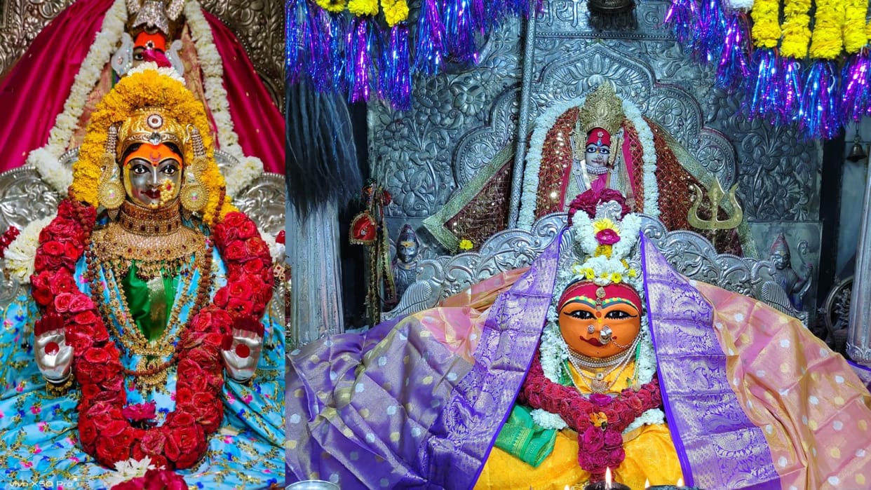 Harsiddhi Temple of Ujjain, where the elbow of Goddess Sati fell raja Vikramaditya also used to worship