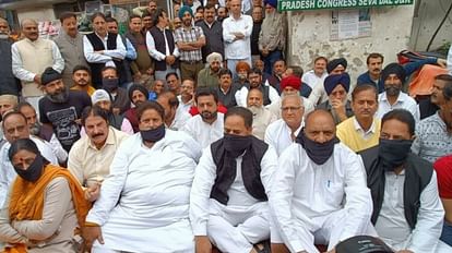 Jammu Kashmir Congress protests in jammu express solidarity with Rahul Gandhi