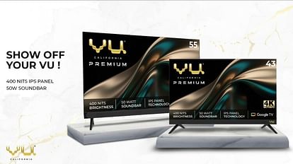 Vu launches premium smart TV 2023 edition with 43 inch and 55 inch screen price and features