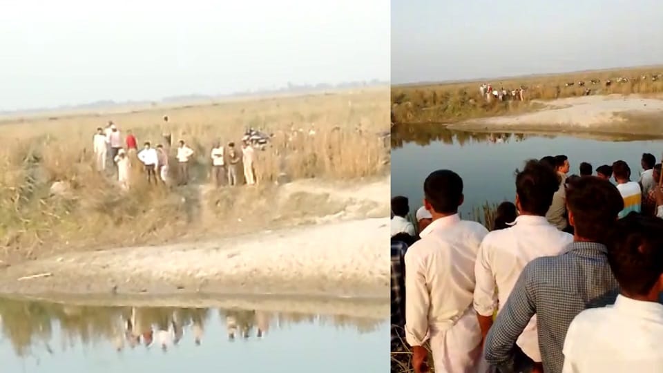 Crocodile Dragged young man Into Ganga River in kasganj