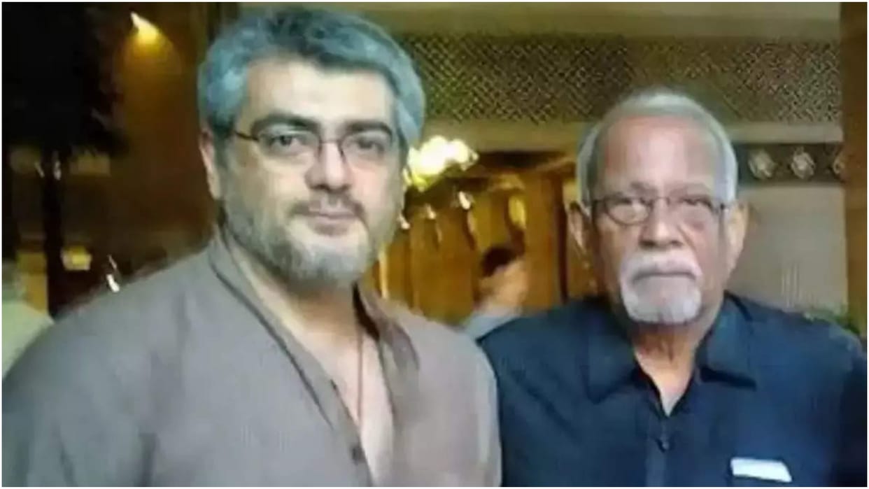 South Superstar Ajith Kumar Father Subramonium Prasad Passes away at 84