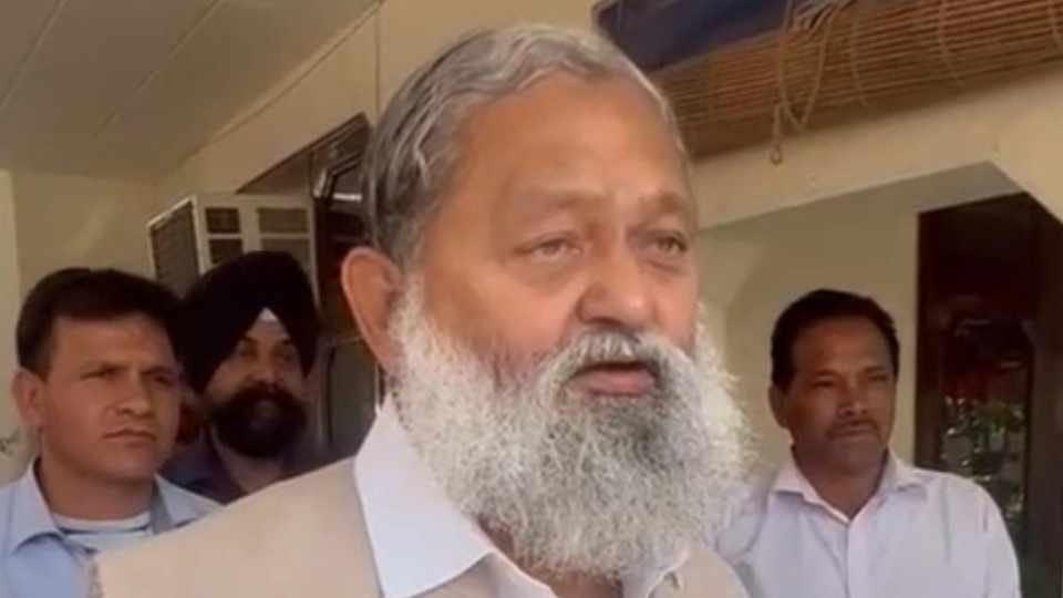 Haryana Minister Anil Vij says Punjab government not serious in catching Amritpal Singh