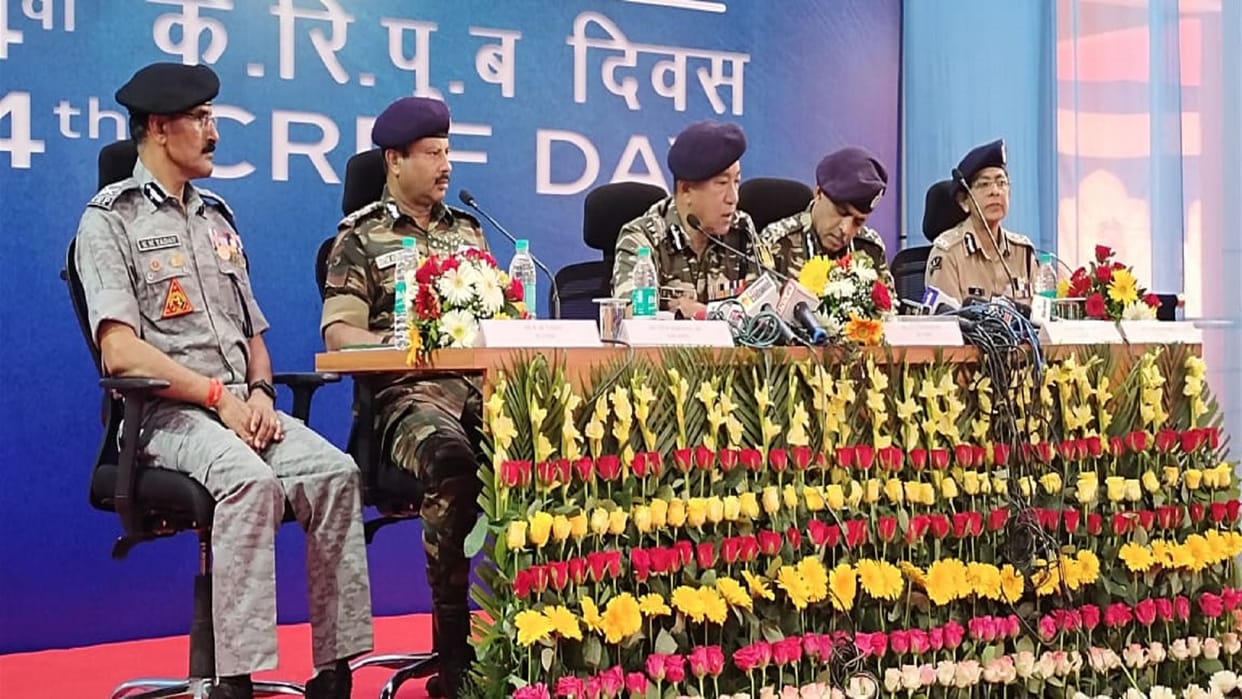 CRPF held a press conference in Jagdalpur before Amit Shah visit