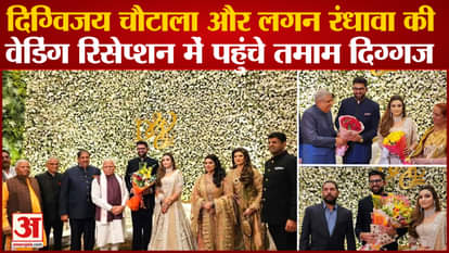 JJP Digvijay Chautala And Lagan Randhawa Wedding Reception