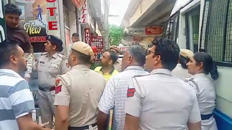 dozen young men and women were caught in police raid on hotel in Sirsa