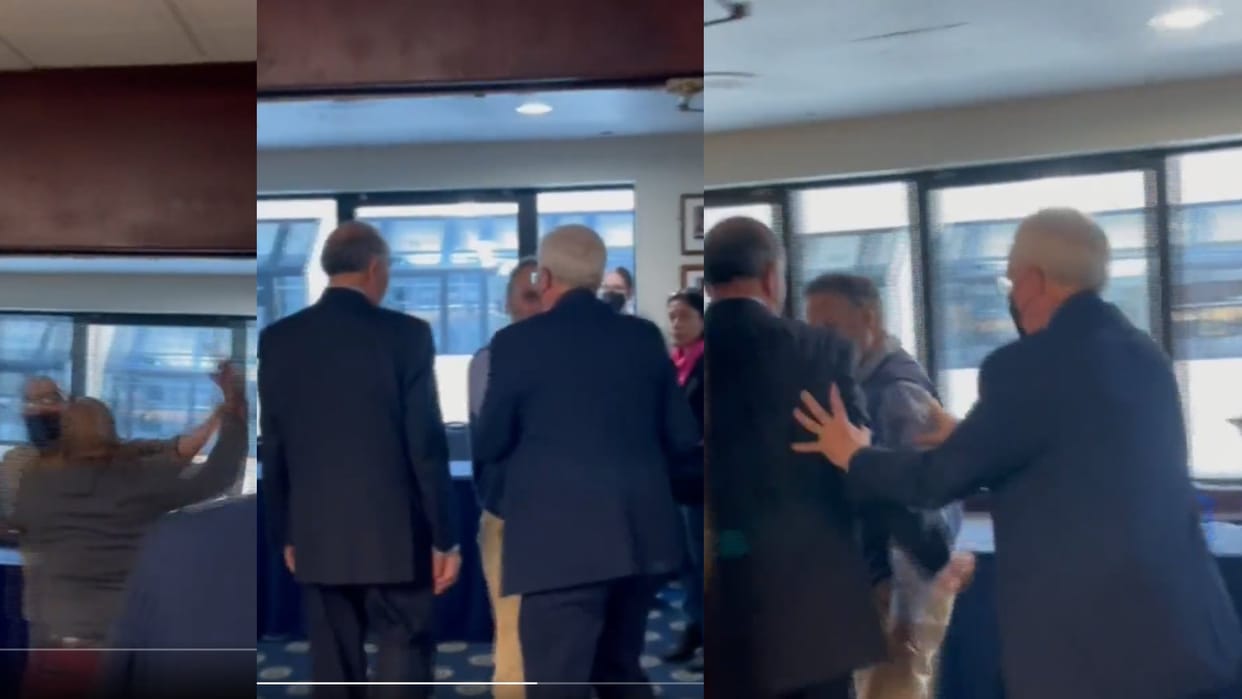 Pakistani Protesters disrupt forum on Kashmir at National Press Club in Washington