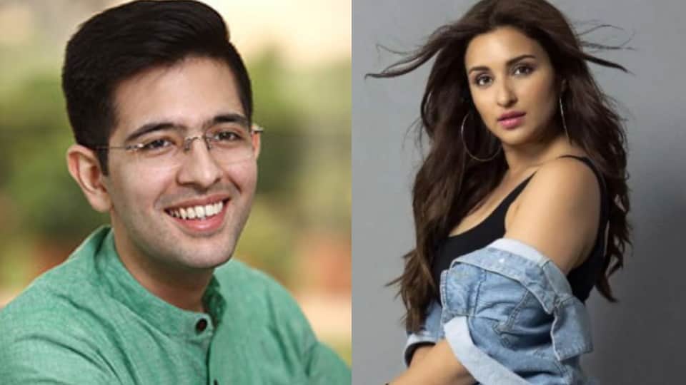 Actress Parineeti Chopra and Raghav Chadha spotted at Delhi airport amid wedding rumours