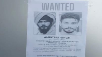 Posters of Amritpal and Papalpreet on Indo-Nepal border