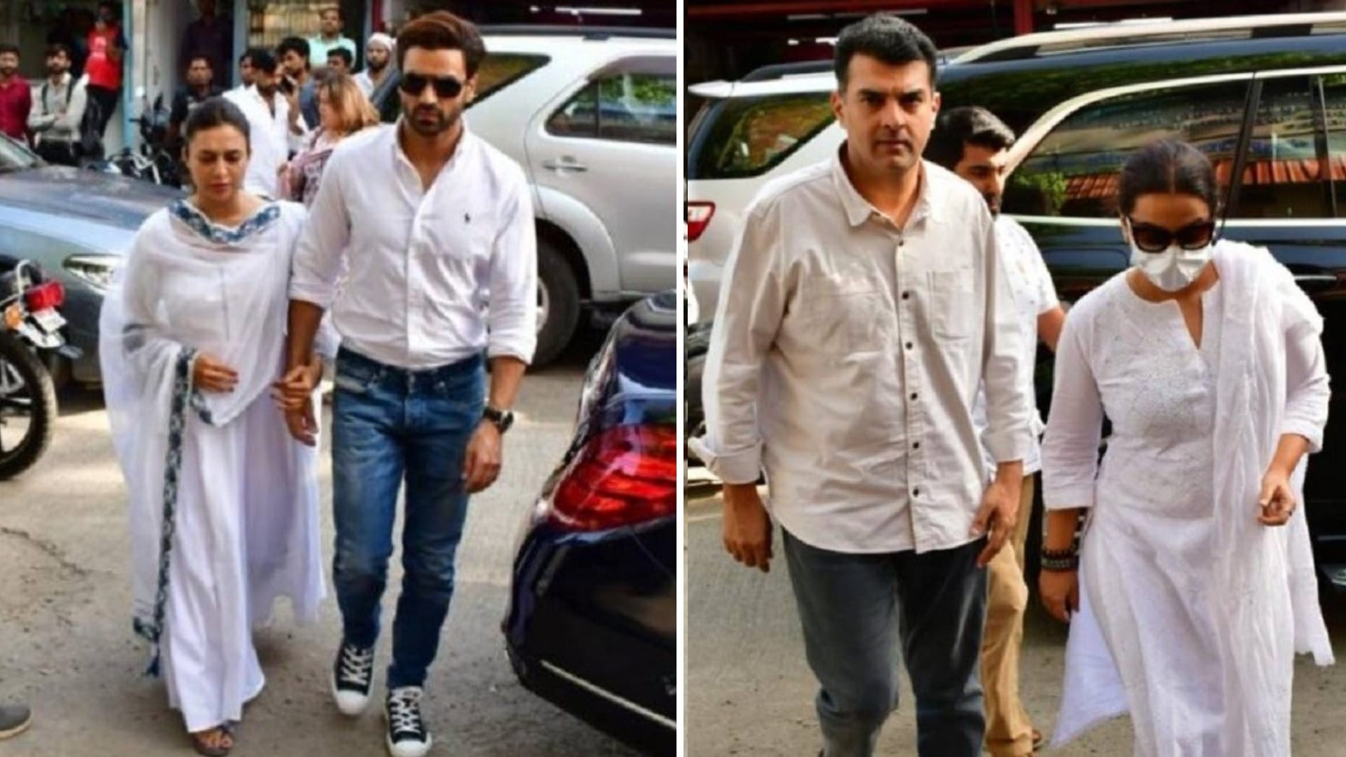 Pradeep Sarkar Funeral rani mukerji deepika padukone vidya balan dia mirza Neil Nitin Mukesh attend last rites