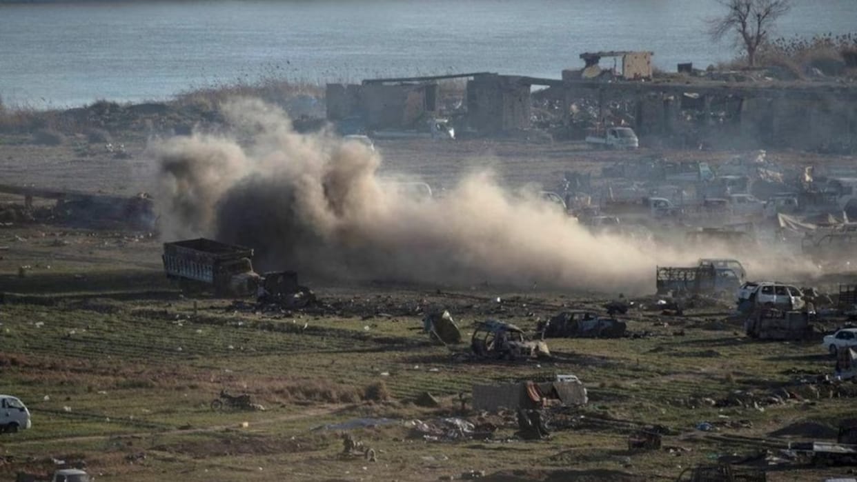 pentagon launches airstrikes in Syria after drone kills US worker
