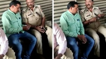 नप गए दरोगा जी: सफाईकर्मी से पांच हजार रुपये की रिश्वत लेते वीडियो वायरल, जौनपुर SP ने की कार्रवाई वायरल वीडियो की स्क्रीनशॉट