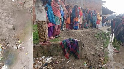 A dead body of a woman found under the soil in Motipur thana kshetra in Bahraich.