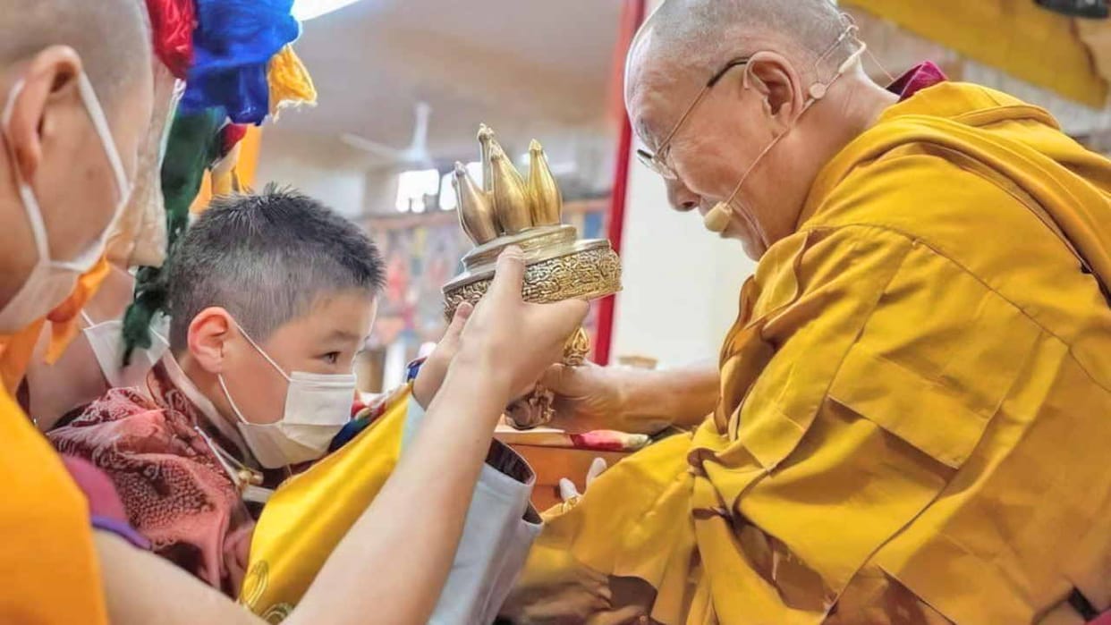 the Dalai Lama recognizes eight year old boy as Mongolia's biggest Buddhist leader