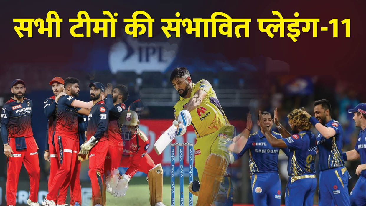IPL 2023 All 10 Teams possible Playing 11 before start of season