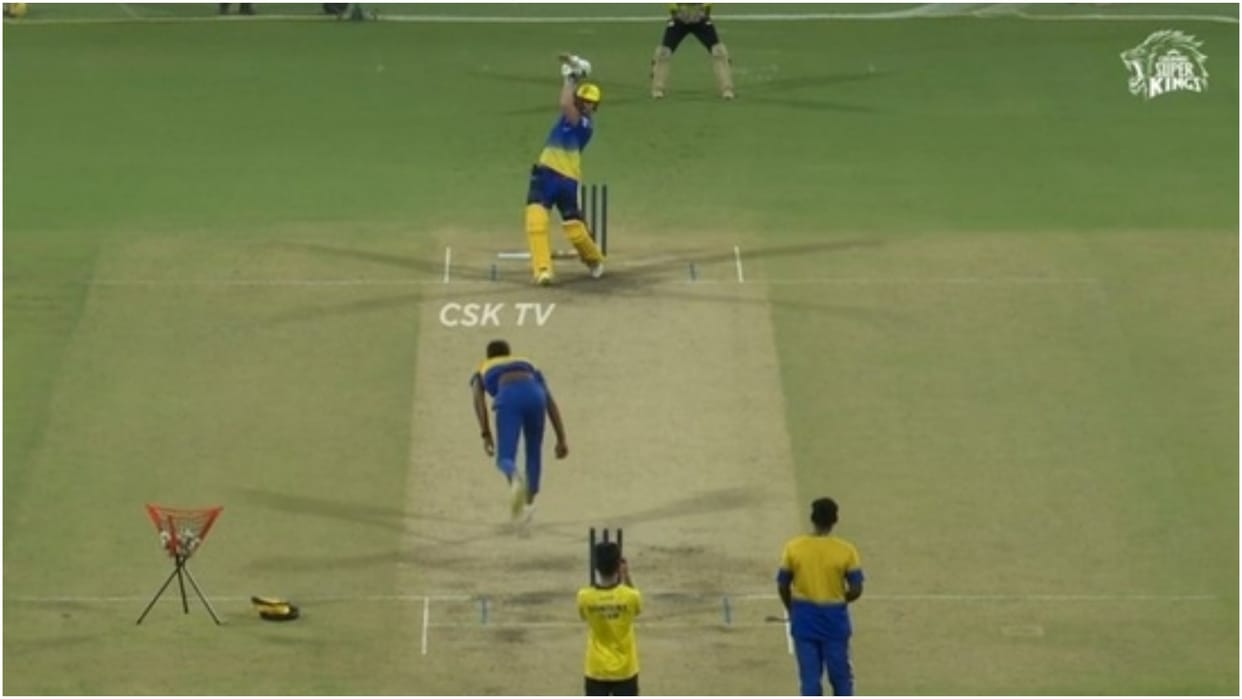 Ben Stokes of CSK, hit sky-high sixes in his very first practice session in Chepauk, Watch VIDEO