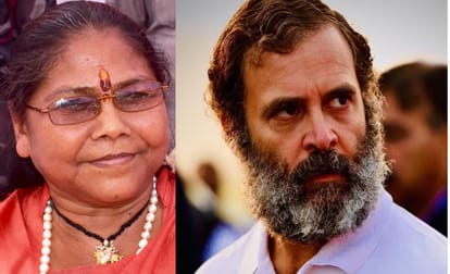 साध्वी निरंजन ज्योति और राहुल गांधी