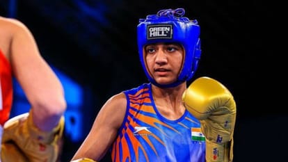Women Boxing Championship Nitu Ghanghas wins Gold Medal in finals of 48 Kg beats Mangolian boxer Lutsaikhan