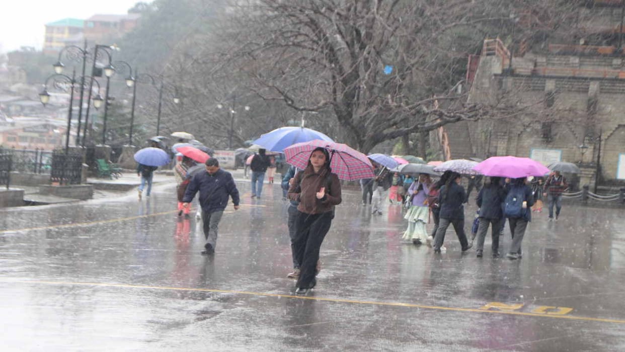 Weather became an obstacle, less number of tourists reached Shimla tourism business remained sluggish on weeke